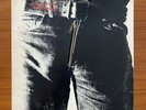 The Rolling Stones Sticky Fingers 1972 LP Vinyl Record W/ Zipper Rock