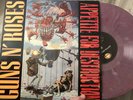 GUNS N' ROSES APPETITE FOR DESTRUCTION BANNED COVER PURPLE COLORED VINYL LP