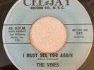 THE VINES I Must See You Again / Love So Sweet 1961 Cee-Jay 582 Doo Wop 45 VG