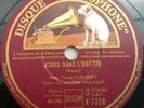 78 tours Gramophone Yvette GUILBERT 