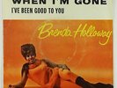 Northern Soul Picture Sleeve Only - Brenda Holloway - When I'm Gone - Tamla