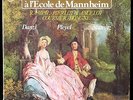 Ecole de Mannheim Danzi Pleyel Stamitz Rampal Pierlot Lancelot Coursier Hongne