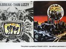 2 THIN LIZZY VINYL RECORDS Jailbreak SRM-1-1081 Mercury, Nightlife VEL-2002