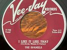 THE SPANIELS 1957 I LIKE IT LIKE THAT/TREES BEAUTIFIL VEE JAY LBL 45RPM