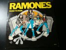 THE RAMONES ROAD TO RUN LP RECORD YELLOW COLOR VINYL UK