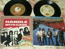 Traveling Wilburys-Handle With Care & End Of The Line-Vinyl 45s-Beatles Related