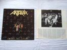 anthrax. among the living. Vinyl. Signed By All The Band.uk 1st Press.