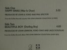John Lennon Happy X - Mas. Former Warner Rep Never Played.
