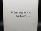 Rolling Stones, We Didn't Really Get It On Until Detroit, Double LP VG+/VG+ 1969