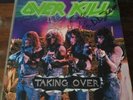 Overkill Taking Over Autographed Album 1987 Megaforce/Atlantic Records