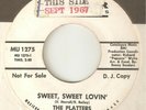 THE PLATTERS Sweet Sweet Lovin MUSICOR PROMO NORTHERN SOUL USA 45