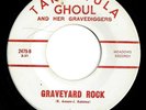 TARANTULA GHOUL & GRAVEDIGGERS - GRAVEYARD ROCK/KING KONG - RARE REPRO LABEL 45