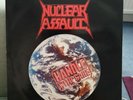 NUCLEAR ASSAULT - HANDLE WITH CARE.(RARE)1ST PRESS 1989.UOF.FLAG 35. MINT/VG