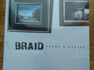 Frame And Canvas by Braid- Blue & Silver Swirl- 2020- MINT
