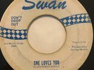 Rare Blue Print Beatles 45/ 