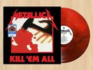 RED VINYL----  METALLICA Kill 'Em All WALMART LP RECORD Seek & Destroy      0728