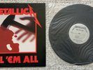 Metallica Kill ‘em All Vinyl LP Album (1983) Megaforce Records  Catalog #MRI 069