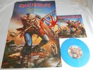 Iron Maiden The Trooper Ltd Edition Blue Vinyl + Double Poster Original 7