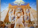 IRON MAIDEN Powerslave Vinyl LP Record First Press UK 1984 + pic inner VG/VG+