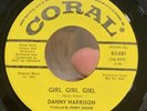RARE Northern Soul 45 Danny Harrison Girl Girl Girl Coral Promo Record VG++