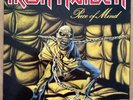 IRON MAIDEN PIECE OF MIND GATEFOLD LP WITH MERCH SHEET EMA800 1983