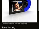 AUTOGRAPHED SIGNED Rick Astley Never Gonna Give You Up Blue Vinyl LP