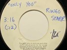 Ringo Starr Only You 7 single white label TEST PRESSING original 1974 Beatles