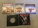 5 IRON MAIDEN VINYL 7” SINGLES INC INFINITE DREAMS THE TROOPER ALL NEAR MINT 