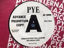 The Kinks - Dedicated Follower of Fashion Rare UK 'A Label' Promo Ex/Vg+