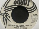 Phillip Mitchell 60s Soul 45 on Shout   Free For All   Hear