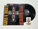 GUNS N’ ROSES: APPETITE FOR DESTRUCTION - NM 1987 METAL LP + ORIGINAL STICKER