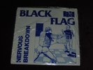 BLACK FLAG : Nervous Breakdown BLUE Color Vinyl 7” EP Single SST Sealed NEW LP