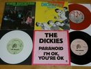 THE DICKIES - FAN MAIL - PARANOID - SILENT NIGHT - COLOUR VINYL - EXCELLENT