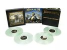 Megadeth : Death by Design Book Box Set + Warheads On Foreheads Clear Vinyl NEW