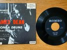 RARE JAMES DEAN on Conga Drums   45 vinyl record C101 Bob Romeo jazz,improv 1957