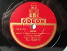 78rpm LILLI LEHMANN sings NORMA - Odeon Special Edition