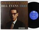Bill Evans Trio - Portrait In Jazz LP - Riverside - RLP 12-315 Mono VG+