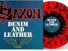 SAXON - Denim And Leather (lim. ed.) (2021) red/black splatter vinyl