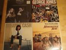 Johnny & Rosanne Cash Willie Nelson George Jones 4 LP  5 total LP's Country Lot
