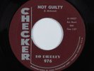 R&B Rocker 45 BO DIDDLEY Not Guilty CHECKER VG+ HEAR