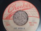 THE FLAMINGOS RECORD GET WITH IT RARE PROMO CHECKER 837