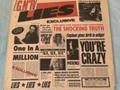 Guns N' Roses - G N' R Lies 1988 Geffen Records LP with Withdrawn Banned Inner