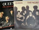 QUEEN  'The Works' 1984 & Greatest Hits Vinyl  LP - Freddie Mercury Bundle of 2