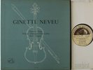 GINETTE NEVEU CHAUSSON POEME DEBUSSY RAVEL TZIGANE LVDSM ED1 FJLP 5037 NM