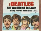 THE BEATLES - All You Need Is Love/Baby You're A Rich Man-45 - w/Picture Sleeve