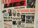 Guns N' Roses - G N' R Lies 1988 Geffen Records LP with Withdrawn Banned Inner