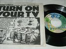 LARRY GROCE      Turn on Your TV      WB    Promo 45  w/ PS  (R. CRUMB Artist)