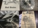 BAD BRAINS Pay To Cum 7” Clear White Splatter Vinyl insert 300-HR minor threat