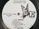The Doors LA Woman Org. White Label Promo LP VG/G Window Sticker Morrison