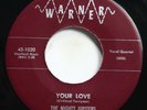 THE MIGHTY JUPITERS - YOUR LOVE/ HY WOCKY TOOMBA - DOO WOP 45